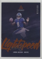 2019 Panini Luminance Lightspeed Orange 23/100 Lamar Jackson #LS4 19n6