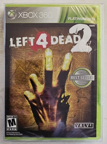 LEFT 4 DEAD 2 XBOX 360 PLATINUM HITS with PROTECTOR BRAND NEW FAST SHIPPING