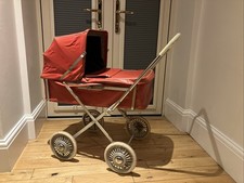 Vintage Red Dolls Pram