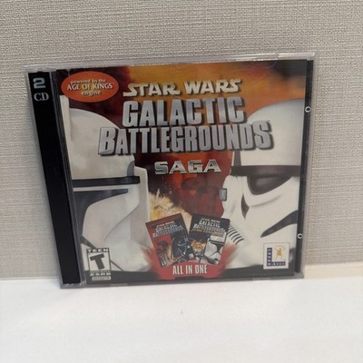 Star Wars: Galactic Battlegrounds Saga (PC: Windows, 2004) Video Game Jewel Case