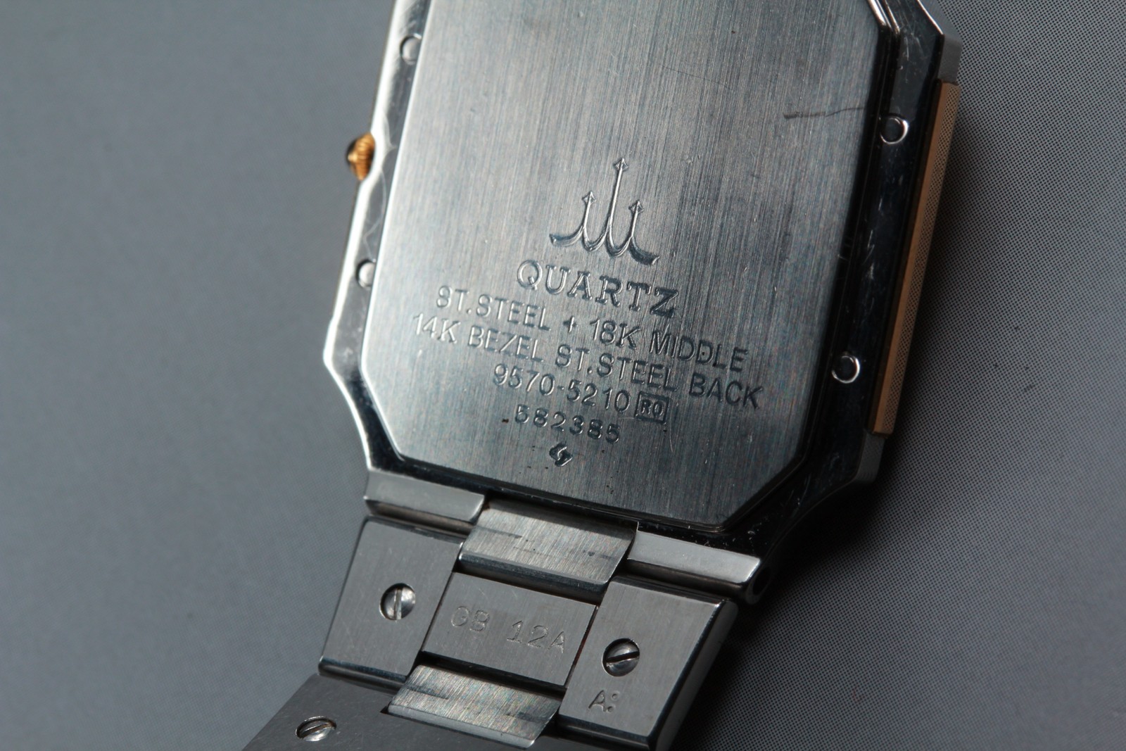 Vintage 1985 Exc+5 Seiko Credor 9570-5210 Gold 18K 14K Two Tone Qz Men's Watch image 6