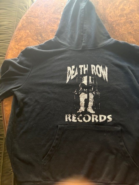 FILA Felpa con cappuccio Death Row Records adulto nera X Large
