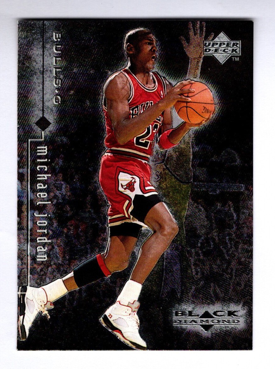 1998-99 Black Diamond #6 Michael Jordan Chicago Bulls HOF