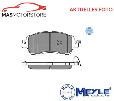 SATZ BREMSBELÄGE BREMSKLÖTZE VORNE MEYLE 025 222 3515 A FÜR MAZDA 2