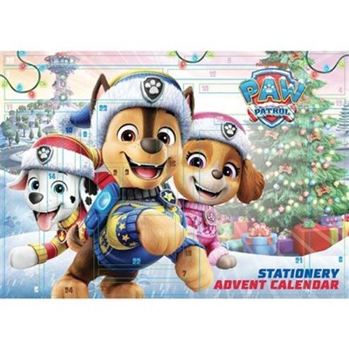 Paw Patrol Stationery Filled Advent Calendar Christmas Gift Countdown