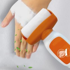 Reusable paint roller brush, wall repair and decoration tool, refillable bottle