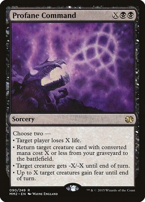 MTG Profane Command  - Modern Masters 2015 #090