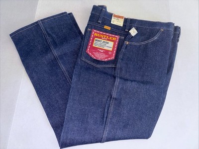 Vtg 80s Wrangler Rustler Boot Jean Men's 40x30 Blue Dark Cotton