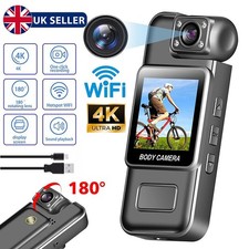 Body Camera 4k Personal Small Camera Police Video Recorder with Night Vision