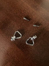 Pentax Spotmatic Strap Lug Nuts Post Mount Screws Split Rings Pair Parts