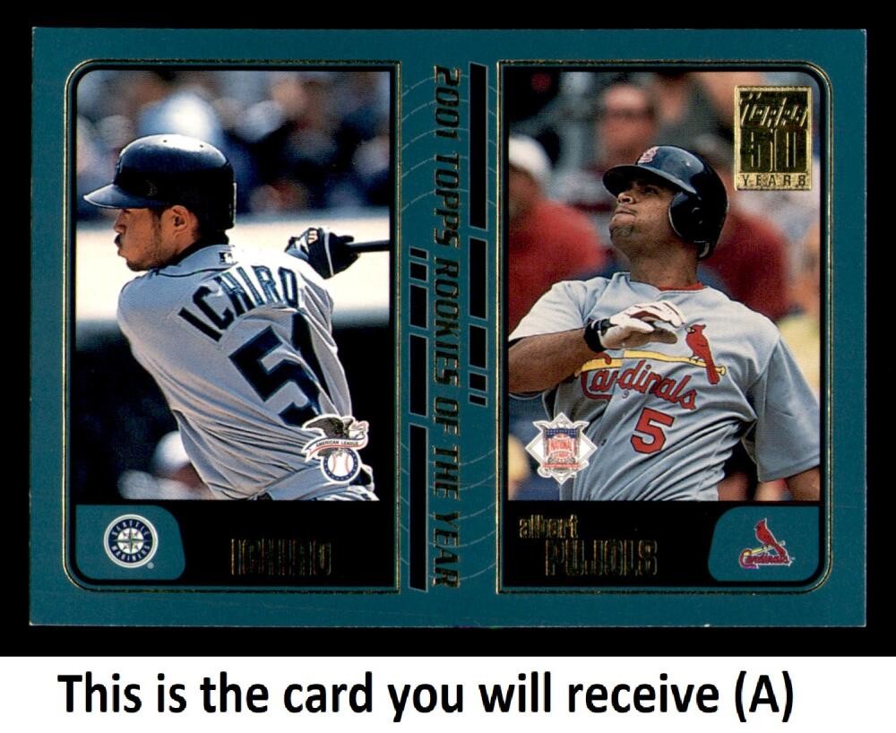 2001 Topps Traded - Mulit player cards Albert Pujols Ichiro Suzuki, Sexson (A)