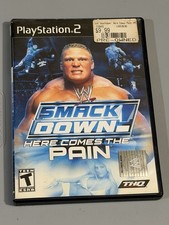WWE Smack Down Here Comes the Pain Sony Playstation 2 PS2 No Manual