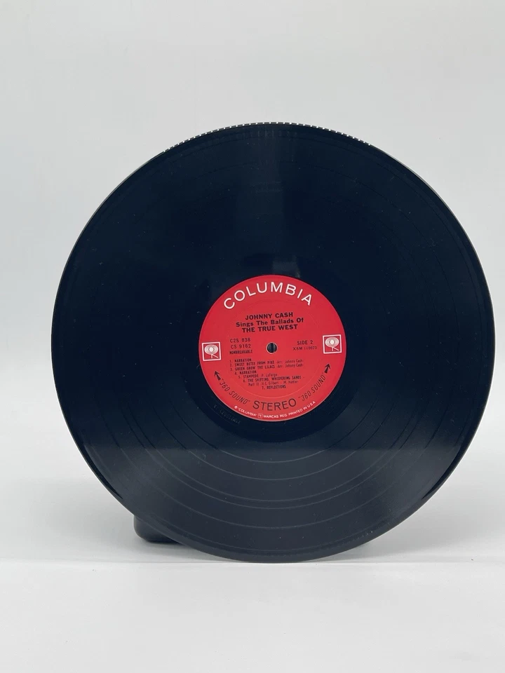 JOHNNY CASH SINGS THE BALLADS OF THE TRUE WEST 2-LP SET VG+ VINYL RECORD - Imagem 4 de 4