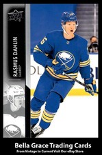 2021-22 Upper Deck Rasmus Dahlin #21 Buffalo Sabres NHL Hockey 
