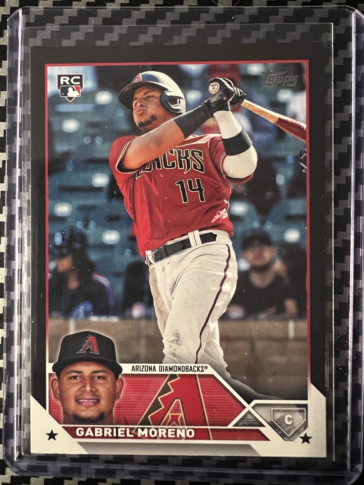 2023 Topps Update Series - Gabriel Moreno #US161 Black /72 (RC)