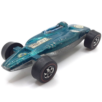 Hot Wheels Redline Shelby Turbine Car 1969 Aqua Made In Hong Kong