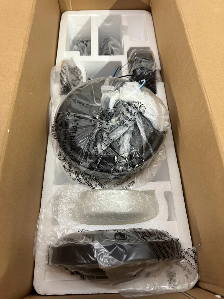 Kichler 300044SBK Brahm 56" 5 Blade Indoor LED Ceiling Fan, Satin Black - Image 3 of 4