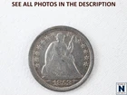 NobleSpirit 1853 Arrows Seated Liberty Half Dime VF / XF Very Fine + Toned