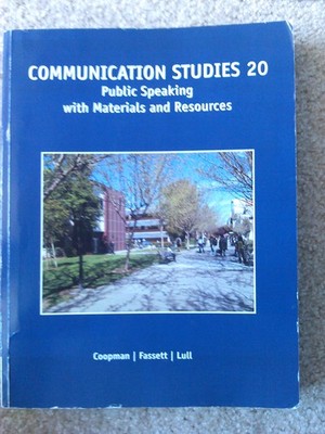 Communication Studies 20