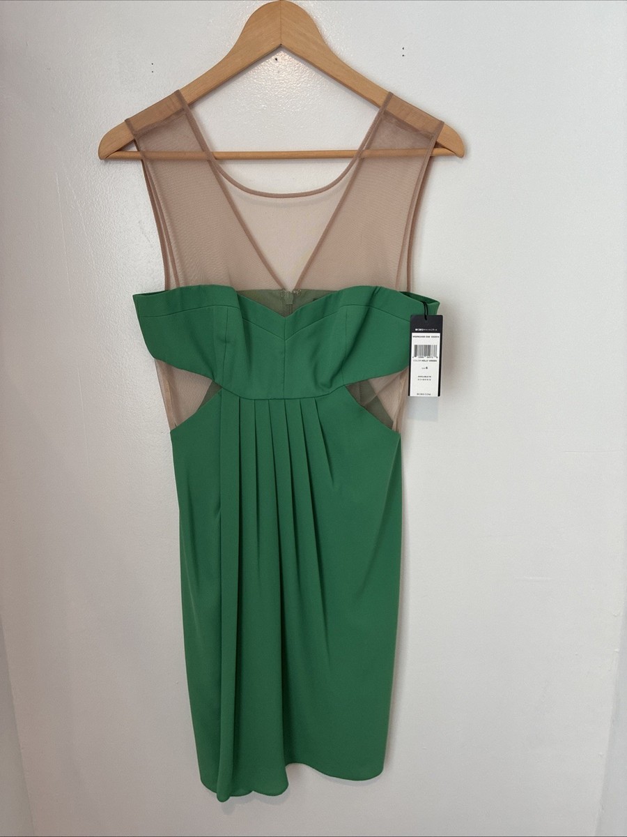slim fit dress slacks BCBGMaxazria Rosetta Lemongrass Green Half Sleeve Cut Out Shift Dress –  Miami Lux Boutique