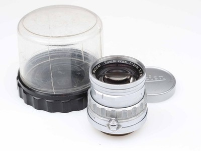 Leica Summicron M 50mm f2 rigid M39 LTM Objektiv lens Leitz RARE 97065