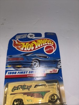 Hot Wheels 1998 First Editions Dairy Delivery Got Milk Diecast