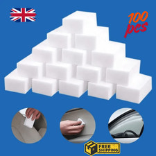 10 - 100Pcs Magic Sponge Cleaner – Melamine Foam Scrubber for Household Cleaning