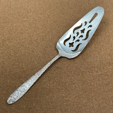 National Silver Co. Narcissus Silverplate 8.5" Casserole Serving Spoon AA Plus