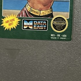 Ring King NES 1987 Data East Game, Very Good Condition
