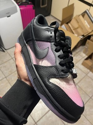 #001 - Nike Dunk Low Retro Transparent Schwarz EU44.5 US10.5 Neu mit Karton SB 