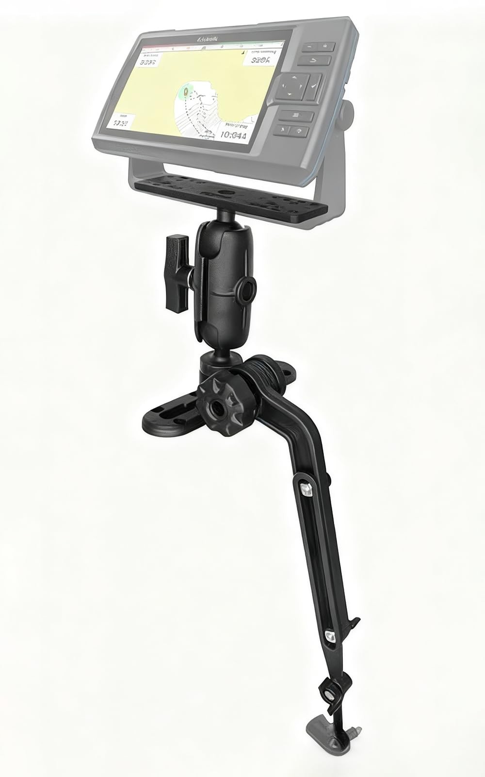 Fish Finder Mount, Fish Finder Transducer Mount With Rectangle Plate An...