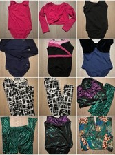 Bundle Girls Gymnastics One Piece some with matching pants and top