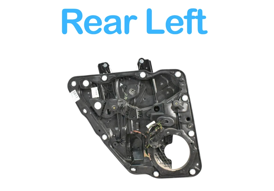 Panel regulador ventana puerta lateral izquierda trasera Porsche Cayenne 958 11-18 OEM Foto 3 de 4