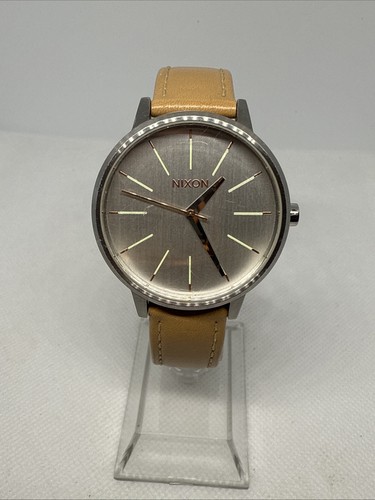 Nixon The Kensington 'Movin Out' 13L Timepiece With Tan Leather Strap. - Picture 1 of 13