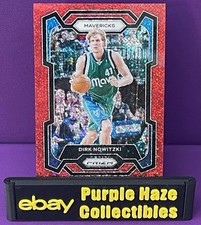2023-24 Panini Prizm - Dirk Nowitzki #187 Red Sparkle Prizm Mavericks HOF
