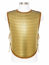 Handcrafted Brass Scale Battle Armor Medieval Warrior Vest Replica