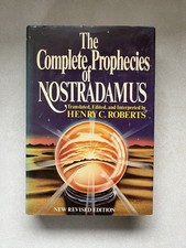 The Complete Prophecies of Nostradamus Henry Roberts Hardcover Book Gd Vg Pics