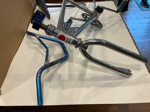 Rare Vintage 1981 Factory Kuwahara KZ-1 BMX Racing Frame & Fork Set, Torker Stem - Picture 2 of 24