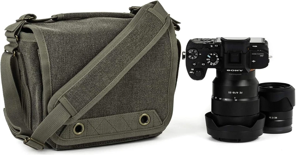 Think Tank Retrospective 4 V2.0 Canvas Shoulder Bag 4- X-Small Pinestone DSLR - Image 2 of 4