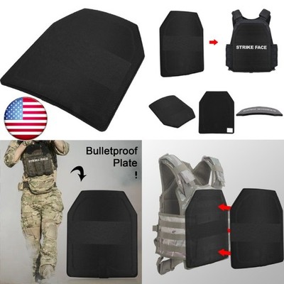 10x12'' Body Armor Plates Bullet Proof Light Weight Level 3A Curved 1 Pack USA