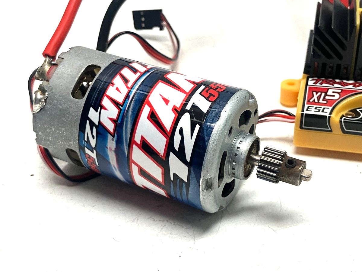 Traxxas XL-5 Yellow ESC Speed Control TITAN 12 Brushed Motor