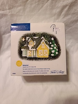Dept 56 The Original Snow Village Nantucket Lit Ornament #98642 New in Box