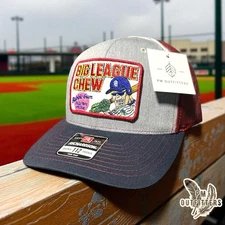 Big League Chew Retro Patch Trucker Hat – Richardson 112 – Maroon/Gray/Navy