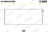 Glyco Pleuellager 71-3442/5 STD DE 3D FüR T4 NC 7DK 70J AAS C3 C4 7DB Audi AAB