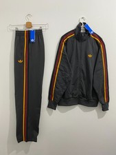 Adidas Originals Firebird Tracksuit Utility Black Gold Team Power Red Size XL