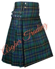 MacInnes Hunting Modern Tartan Utility kilt Highlander Kilts For Men Custom Size