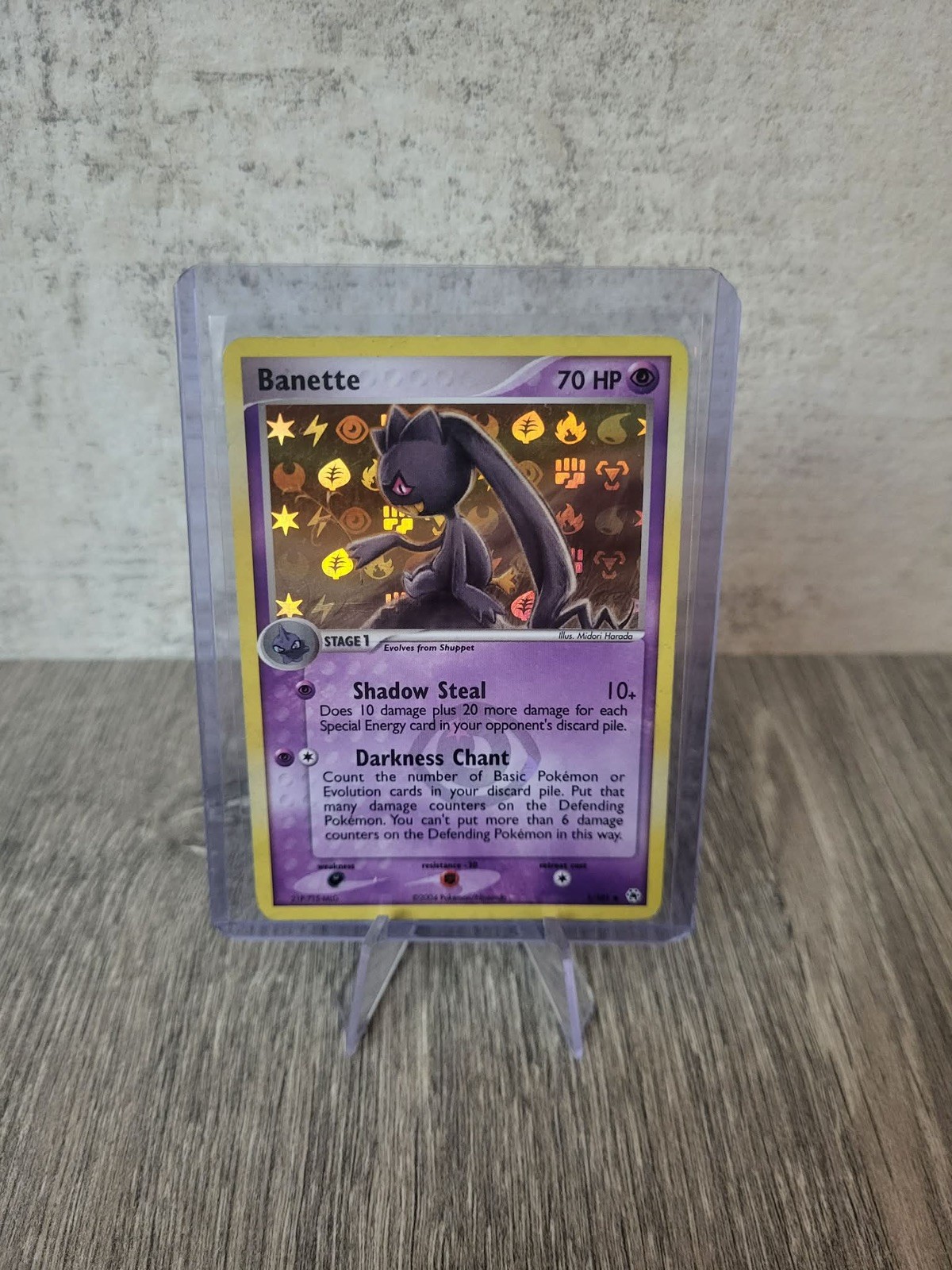 Banette 1/101 Holo Pokemon Card EX Hidden Legends WOTC NM