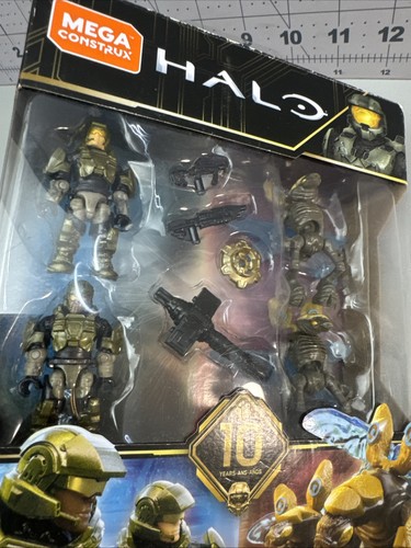 Halo Mega Construx Unsc Marine Defense Figures 94 Pieces New In Opened Box - Picture 2 of 12