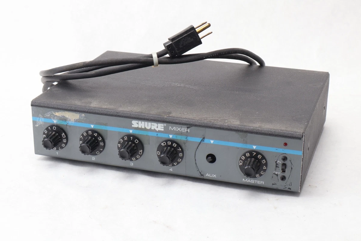 SHURE M367 旧型マイクミキサー 通電確認済 Shure Powered Analog Mixers Mixers for sale | eBay