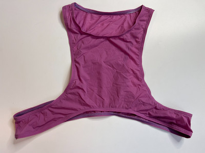 Manstore Cropped Shirt M2327 Gr. M NEU UVP: 59,95  lila Prototyp